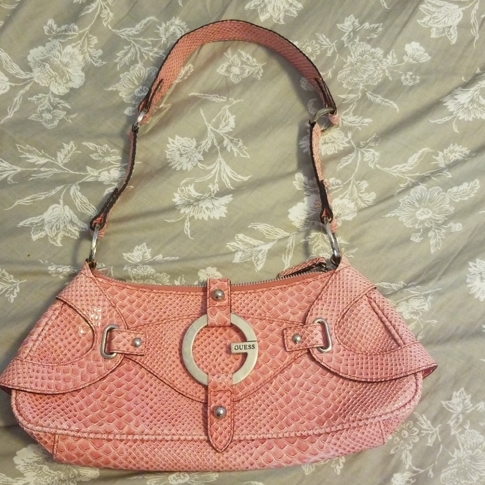 Guess small over shoulder/satchel purse